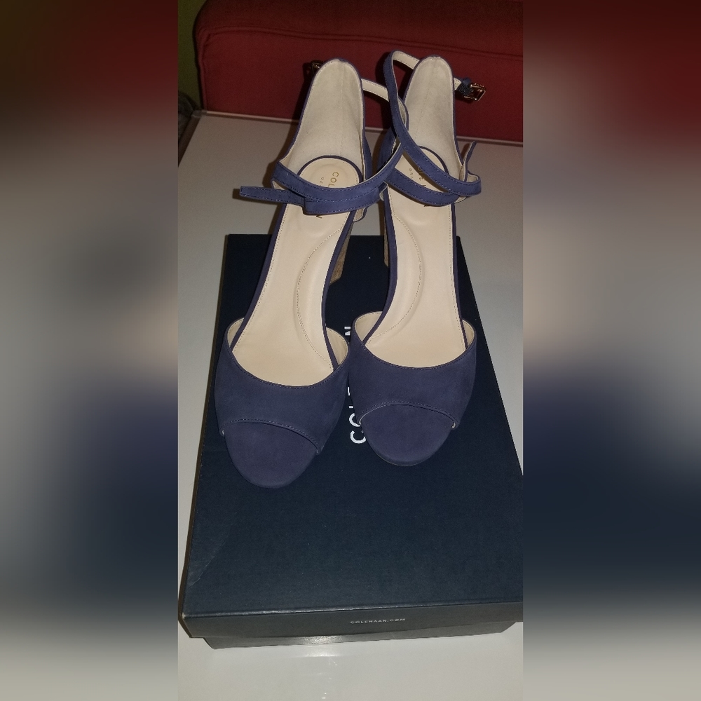 Like New in the Box Cole Haan Navy Heels